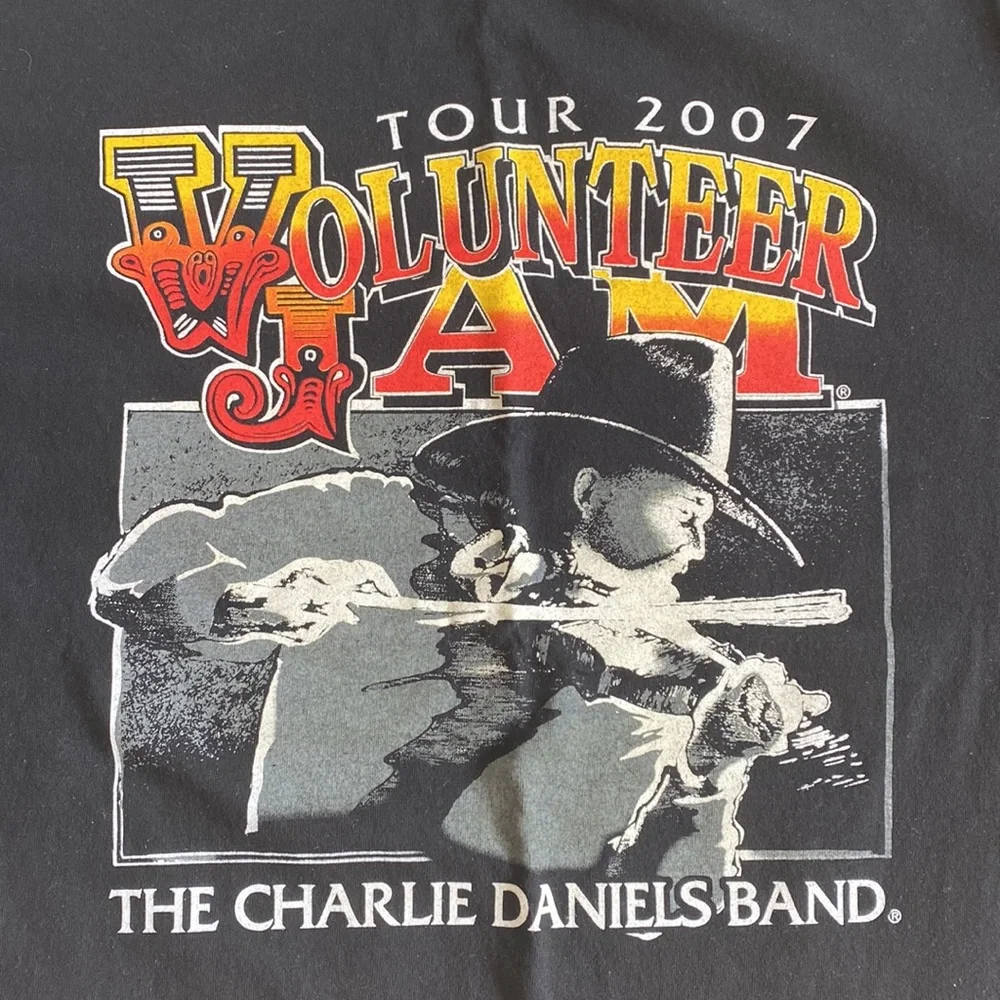 Vintage Charlie Daniels Band Concert T Shirt - Picture 2 of 7